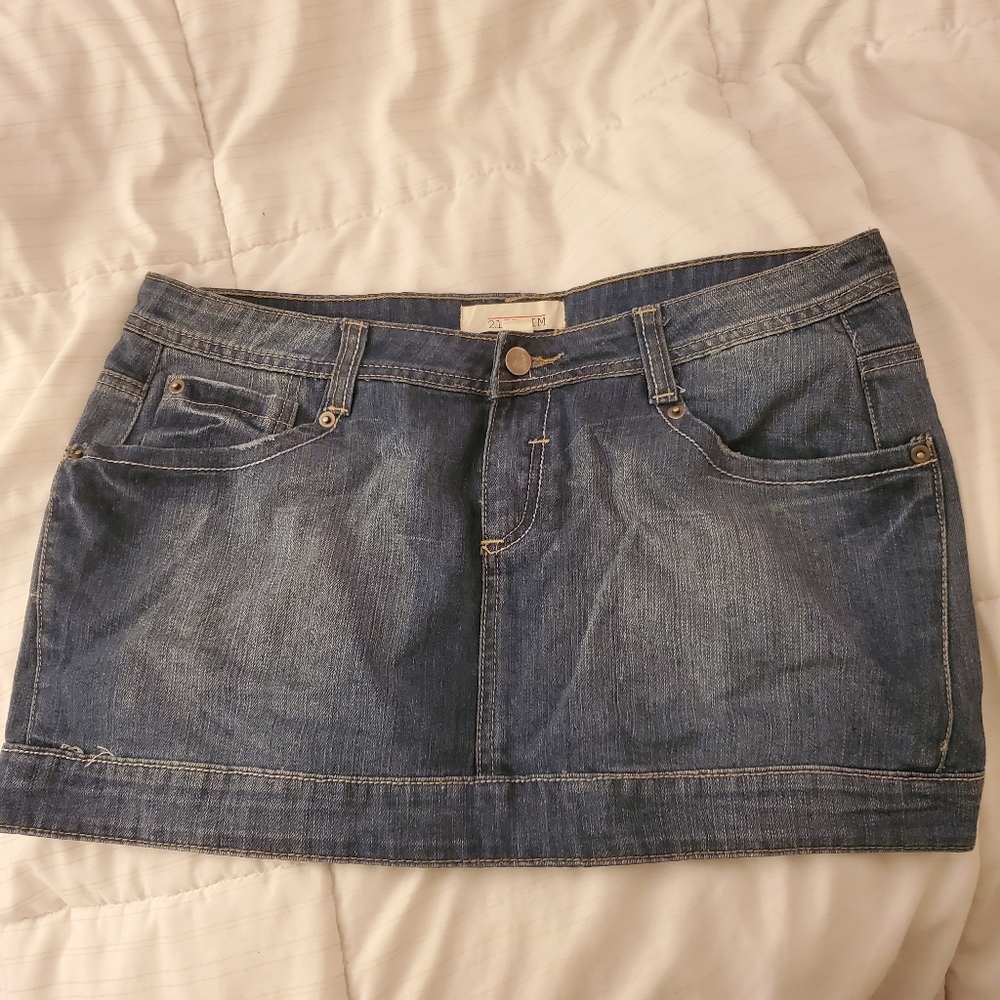 Denim Mini Skirt